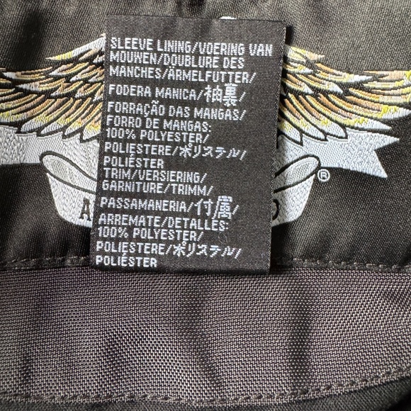 Harley Davidson - Black Canva Embroidered Jacket - Picture 11 of 16